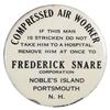 Image 1 : Frederick Snare Corp. Celluloid Badge