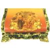 Image 1 : Celluloid Dresser Box depicting Edwardian Women