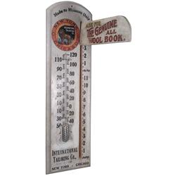 International Tailoring Company Wood Themometer