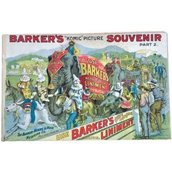 Barkers's Nerve/Bone Liniment Comic Souviner Book