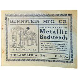Bernstein Mfg. Co. Metallic Bedsteads Catalog