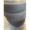 Image 8 : 4 CLASSIC CAR TIRES PLUS SPARE ON 5 BOLT RIMS - 8.45-15 INCH