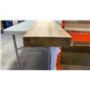 Image 8 : 2 CEDAR SLABS - ONE LIVE EDGE, 5 FOOT LONG AND 42 INCHES LONG