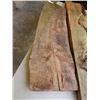 Image 2 : 2 MAPLE ROUGH SAWN LIVE EDGE SLABS - 57 AND 61 INCHES LONG