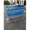 Image 8 : 4 DOOR BEER COMMERCIAL COOLER SHELVING UNIT WITH ALUMINUM FRAME, SHELVING ROLLERS AND SUPPORTS.