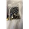 Image 2 : SMALL AND LARGE BAG OF COSTUME JEWELRY AND PARTS