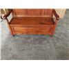 Image 3 : PINE BENCH WITH STORAGE