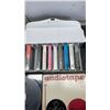 Image 4 : 2 VINTAGE CLOCK RADIOS, CASSETTE BOX AND REELTO REEL TAPES