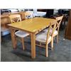 Image 1 : MAPLE DINING TABLE WITH 4 CHAIRS