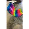 Image 2 : FOLDING FURRY RAINBOW CHAIR