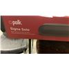 Image 2 : POLK AUDIO SIGNA SOLO SOUNDBAR - TESTED WORKING, NO POWER CORD OR REMOTE - RETAIL $149