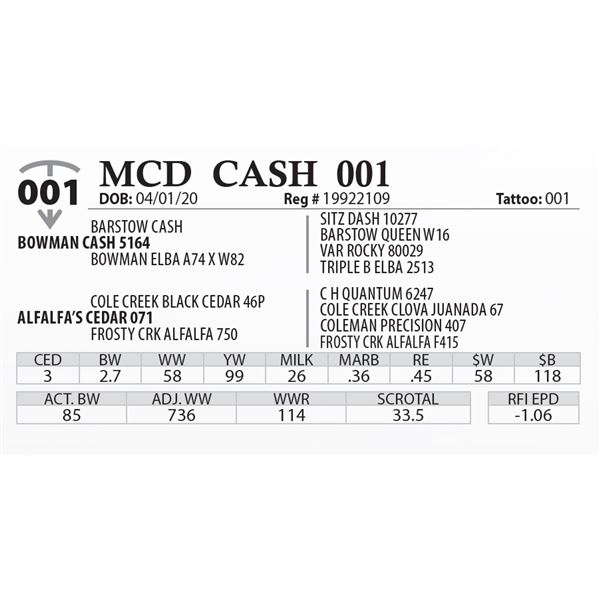 MCD CASH 001