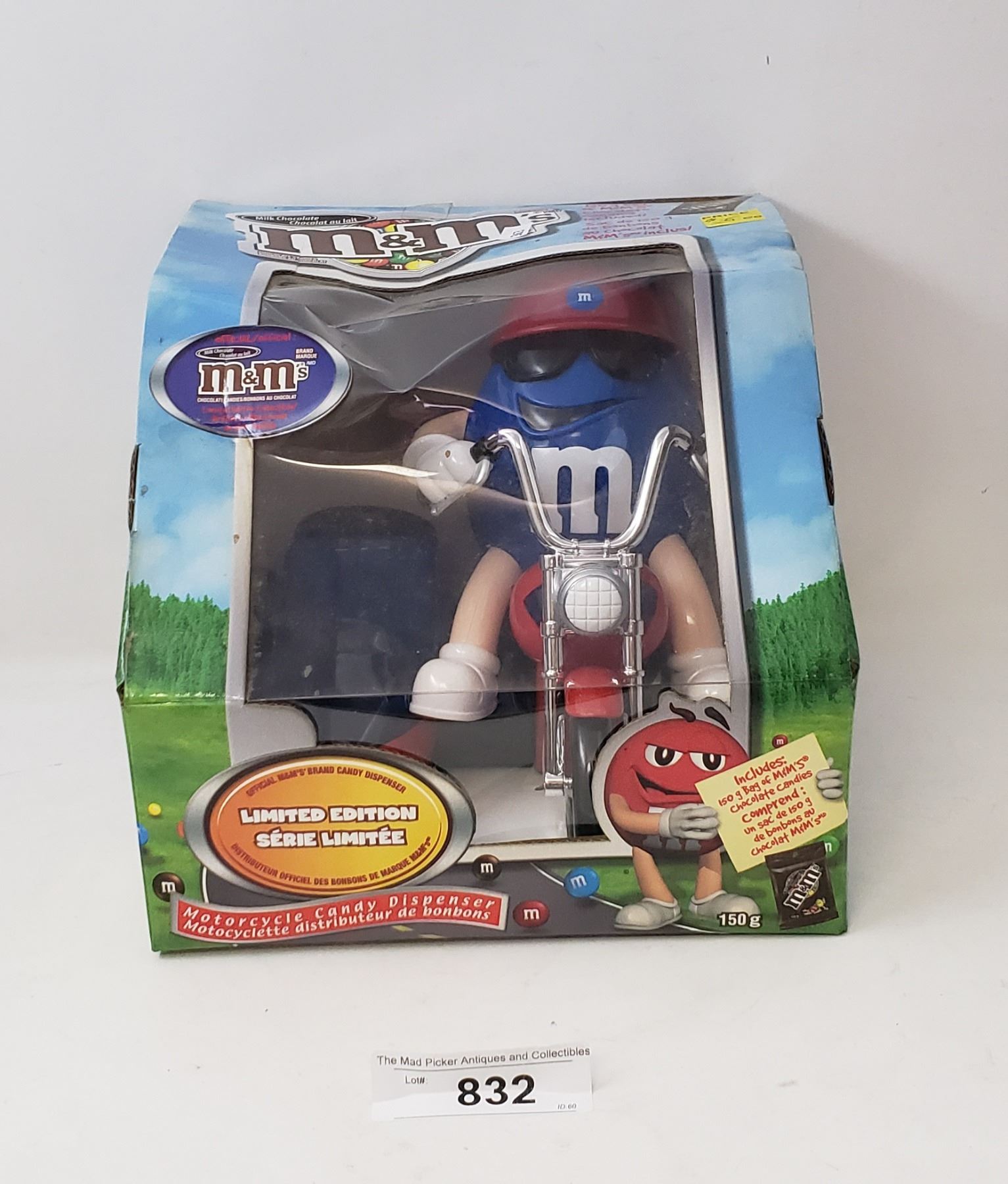 Vintage Limited Edition M&M Motorcycle Candy Dispenser