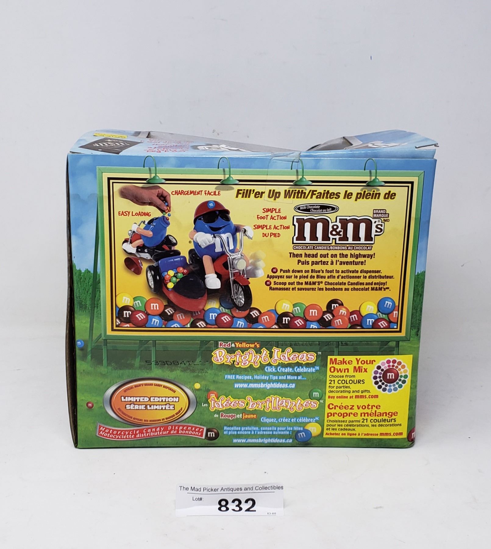 Vintage Limited Edition M&M Motorcycle Candy Dispenser