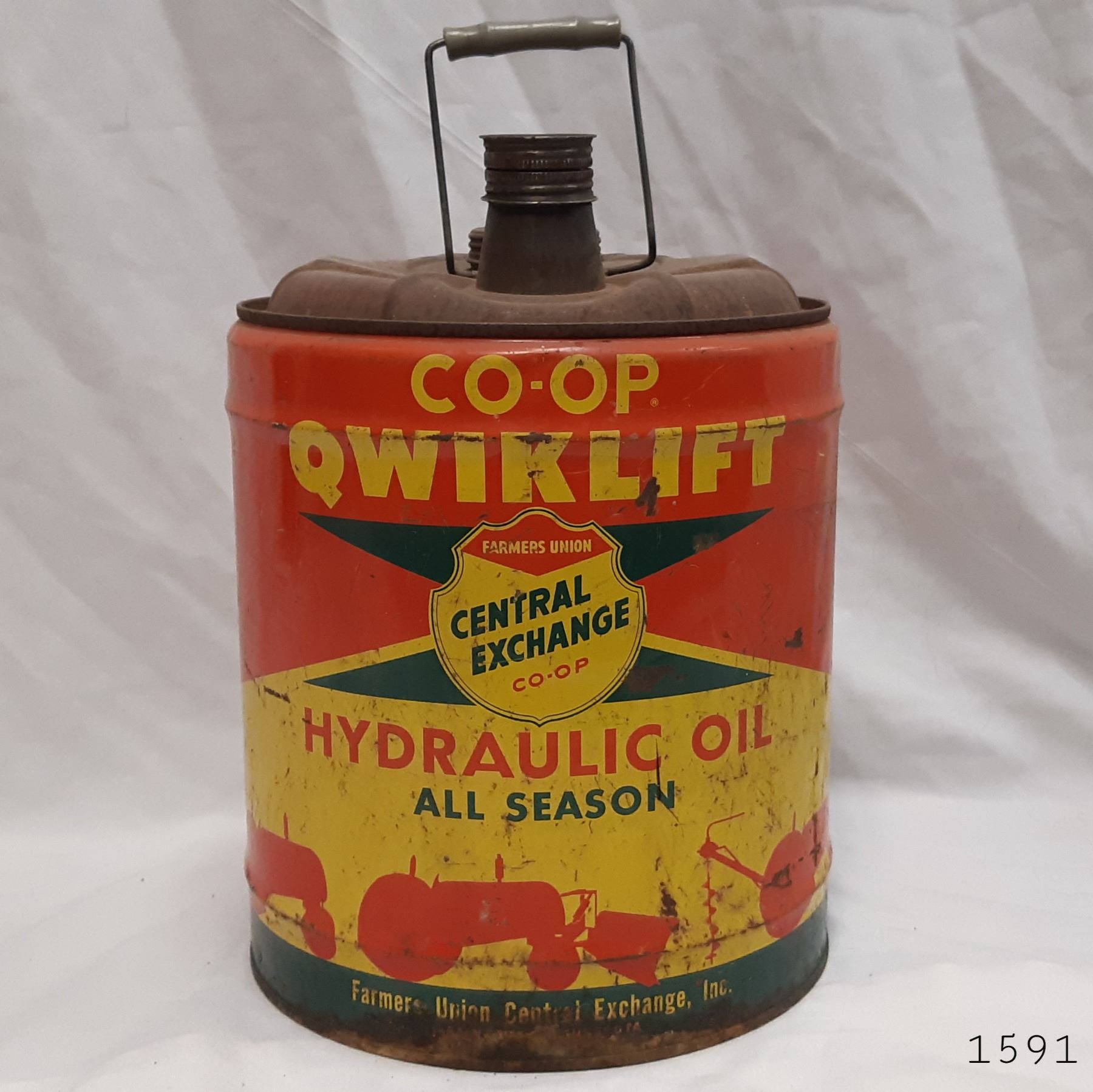 Coop Qwiklift 5 Gallon Hydraulic Oil Drum