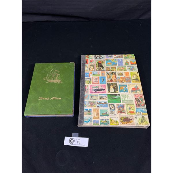 2 OlderStamp Albums Filled w/Stamps