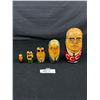 Image 1 : Set of Russian Soviet Leaders Nesting Dolls