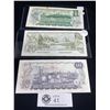Image 2 : Lot of 3 Old Canadian Bank Notes