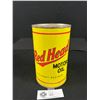 Image 1 : Reproduction Red Head Motor Oil Tin - Full