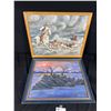 Image 1 : 2- 21"x17" Framed Paintings