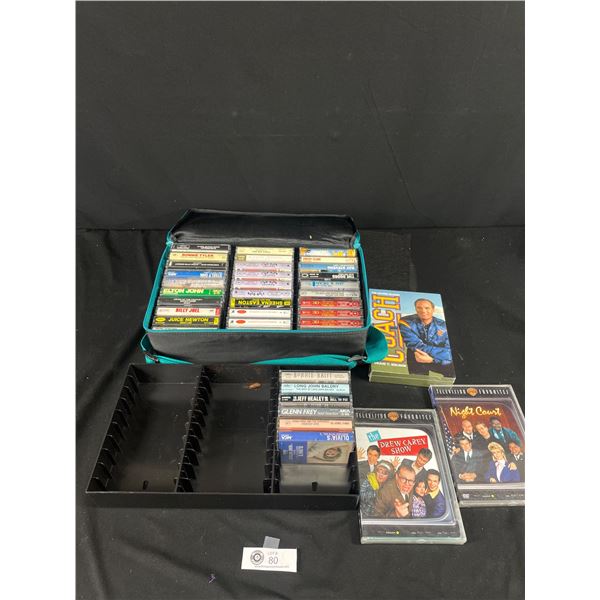 Collectible Lot of Old Cassettes and DVD Shows