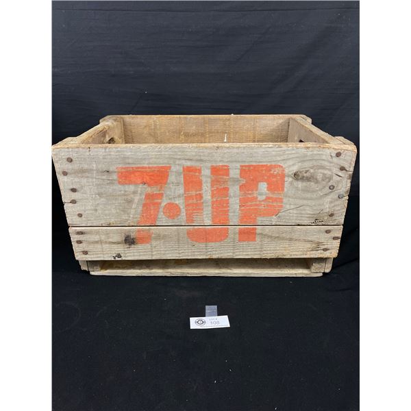 Vintage 7 Up Bottle Crate