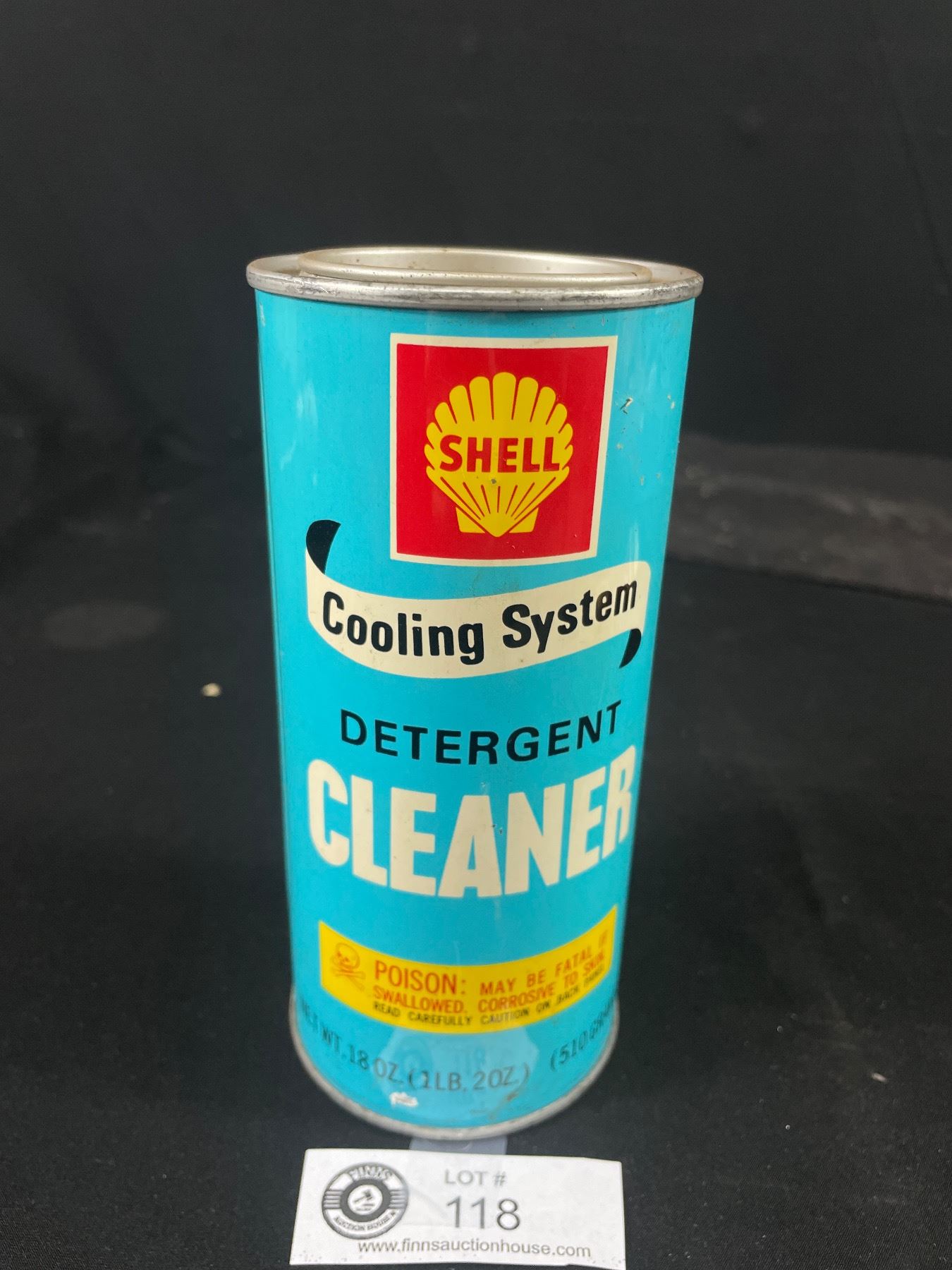 Full Vintage Shell Detergent Cleaner, 1 Lb Tin
