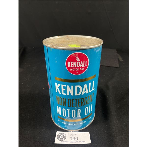 Vintage Kendall Motor Oil 1QT Tin, Full