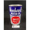 Image 1 : Full Vintage Woodwards Super Duty Motor Oil Tin