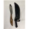 Image 8 : 3 Vintage Knives w/Sheaths - One With Sharpening Stone