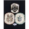 Image 1 : 3 Pcs Vintage Lambert Potteries (as found) approx. 6"x7"