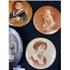 Image 2 : Collection of 3 Vintage Celluloid Round Pictures and Small Oval Frame Children Picture