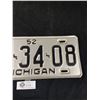 Image 3 : 1952 Michigan License Plate