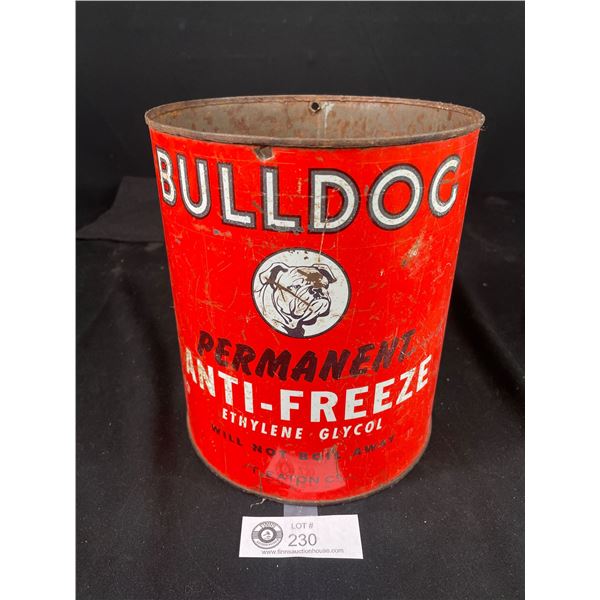 Vintage Bulldog Antifreeze Can, No Lid, T.Eaton Company