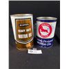 Image 1 : Genuine Red Ram Motor Oil Tin, No Lid plus Quaker State Motor Oil Can