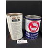 Image 2 : Genuine Red Ram Motor Oil Tin, No Lid plus Quaker State Motor Oil Can