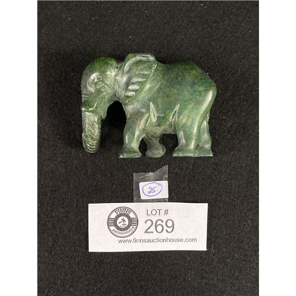 Interesting Carved Jade/Stone Elephant