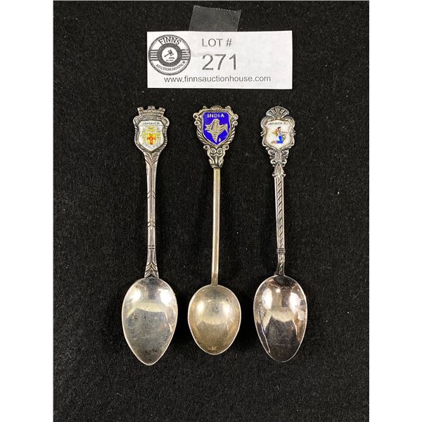 3 Sterling Silver Spoons