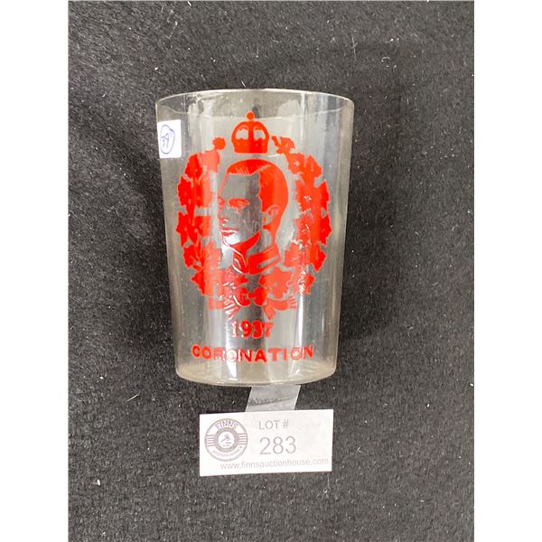 1937 Coronation Glass Beaker