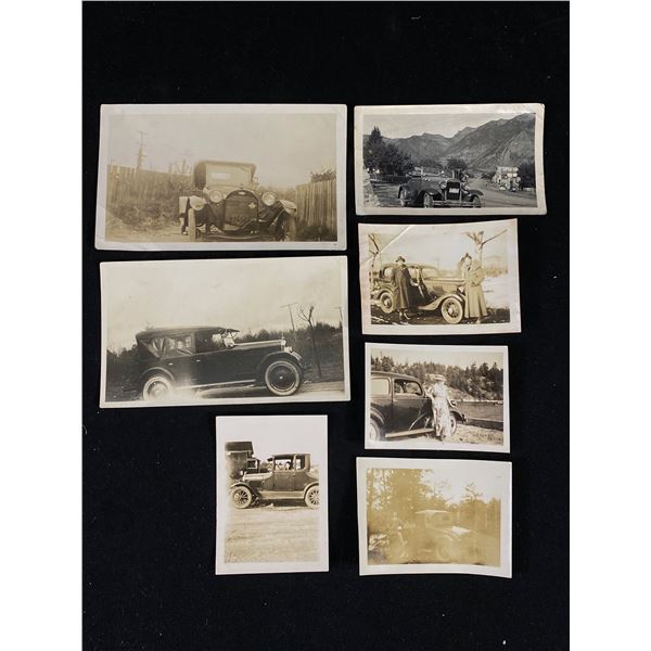 Group Of Early Automobile Photos