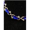 Image 2 : 1950's Blue Stone Dress Necklace