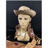 Image 2 : Vintage Kids Western Sherrif Capguns, Belt, Chaps and Hat