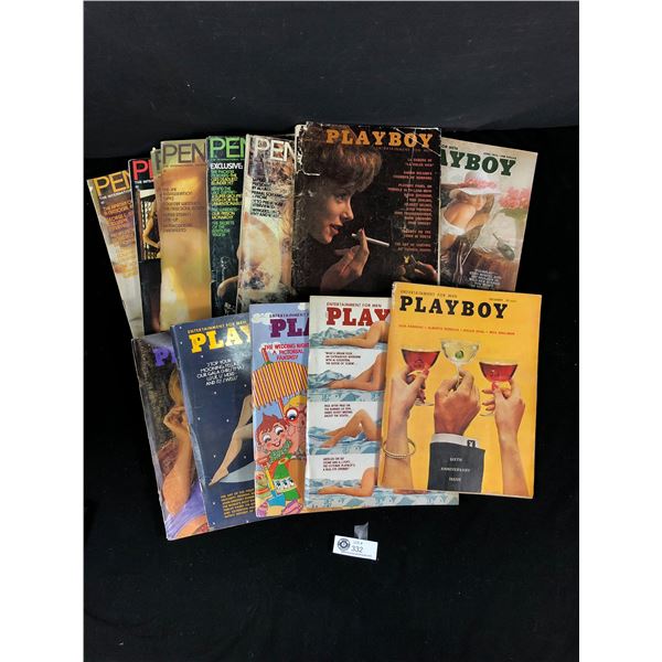 Lot of Vintage Playboys 1970/80s