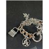 Image 2 : Ornate Silver Plated Copper Almani Exchange Charm Bracelet