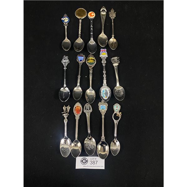 15 Vintage Souviner Spoons