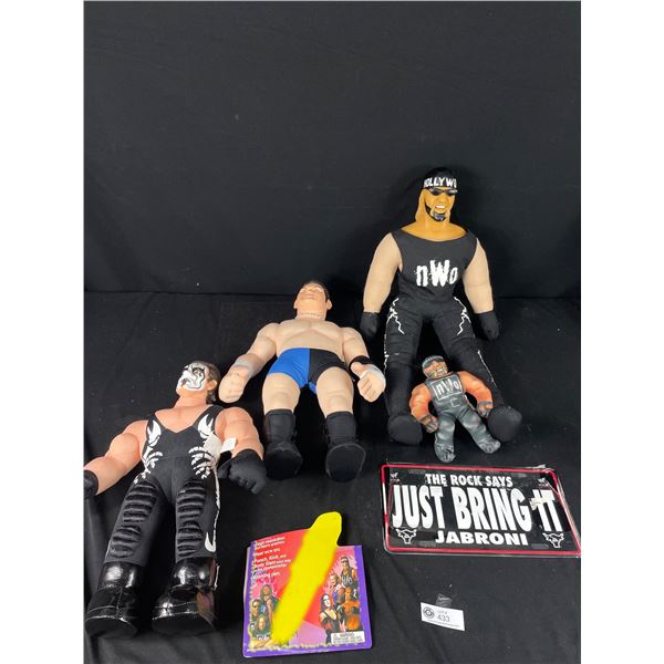 Nice Collectible Wrestling Lot w/ Figures etc