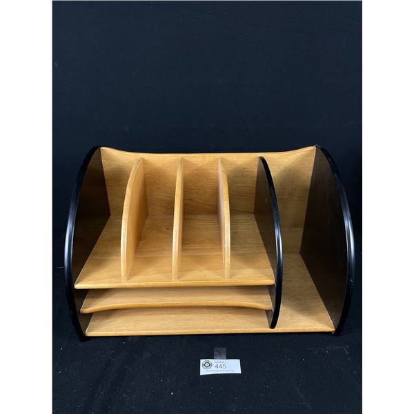 Wooden Desk Organizer