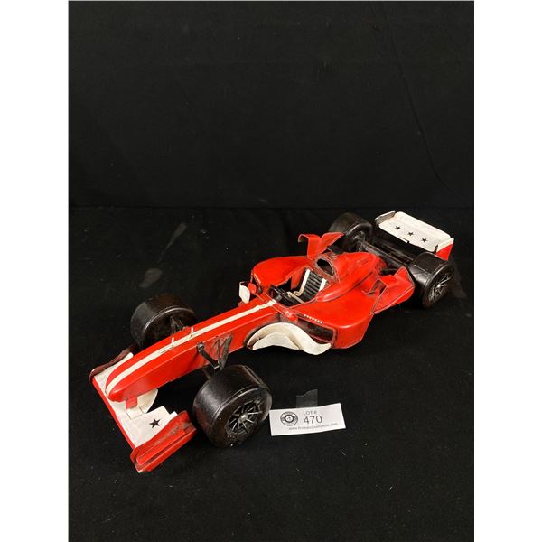 Formula 1 Tin Décor Racing Car 17.5  Long