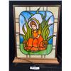 Image 2 : Nice 18.5" Tall Light Up Stained Plexi Glass