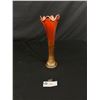 Image 1 : 10" Tall Carnival Glass Vase